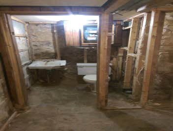 Basement Remodel Small basement remodel, we stripped the walls to the studs, applied stucco to masonry wall, added drylock waterproofer, replaced wood 