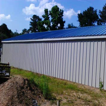 new walls and roof
