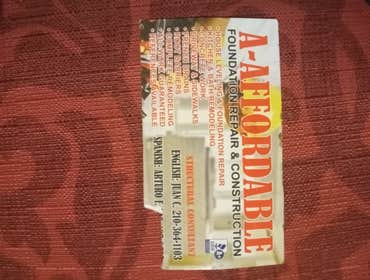 Photos by A-Affordable Foundation Repair and Construction #2