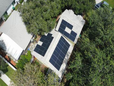 Photos by Freedom Solar Energy, LLC #2 Installation of 35-Sunpower 425w modules on tile 2 story home paired with 2-13.6kw FrankliWh battery system