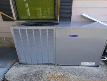 Photos by Gary D Vaughn LLC #1 Before and after pictures electrical and air conditioning installation.