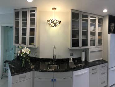 very large kitchen