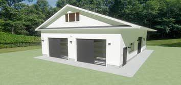 Clearwater Garage Design Welcome to our Clearwater Garage project, where thoughtful design meets functionality. This 30′ x 40′ garage was carefully pla