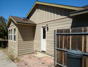 Siding preped for paint