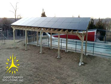 Home Solar Pool Pergola