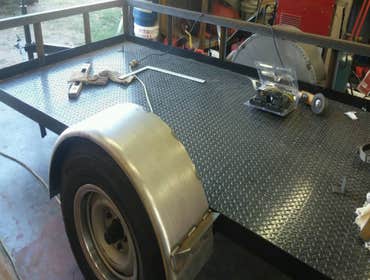 Home Built Trailer In Progress