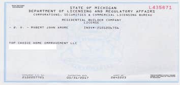 License