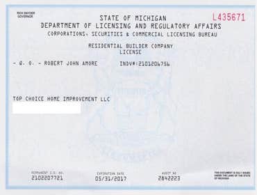 License