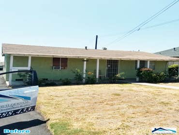 Exterior Remodel in Alhambra, CA This project included the addition of gable, windows, posts and composition shingles.