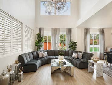 Full Home Remodel Complete Bay Area home transformation featuring modern interiors, upgraded kitchen, bathrooms, flooring, and lighting — designed for 