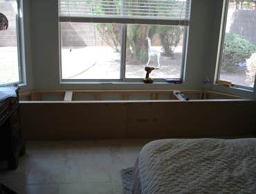 Photos from Love Remodeling Llc Built in custom entertainment center and custom oak floating shelves