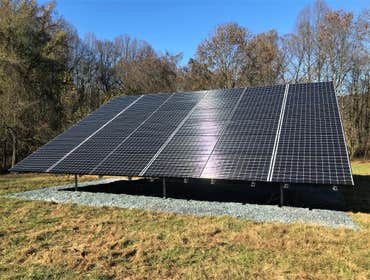 Photos by Celestial Solar Innovations LLC #9 Before and after of our ground mount installation going in summer of 2019!