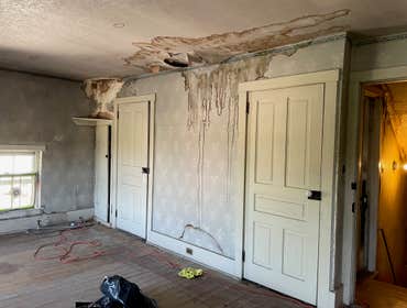 Reclaimed Attic Room (Before / After) Removed old plaster walls and ceiling. Installed new insulation and drywall. Installed carpet. Installed ceiling 