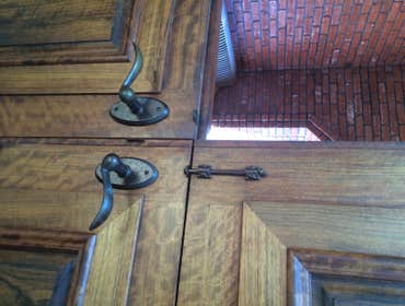 Beautiful Shedua hardwood door