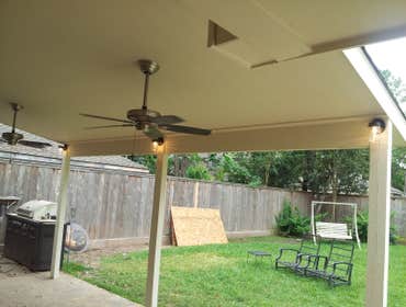 Finished Siding & Roof Cover