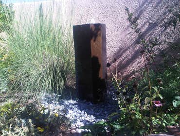Monolitic Stone Water Feature