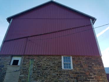same barn with new steel