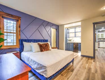 Airbnb/hotel We transformed a 4-bedroom, 3-bath home into an 8-bedroom, 8-bath Airbnb. Each room was designed with a unique theme, which made the proje