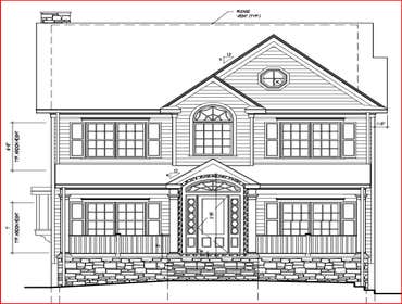 Front Elevation- New Construction- Rutherford, NJ