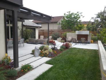 Modern Back yard