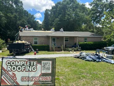 Photos by Complete Roofing LLC #1 New Roof Inastallation in Gulf Breeze, Florida