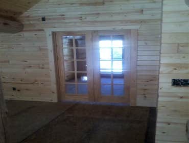 Log Home Carpentry and Restoration Along with window installation, insulation, and weatherization. Bathroom and kitchen remodels and
Custom built deck
