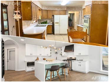 Before and After photos