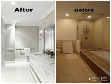 Photos by Gedikian Enterprises #1 Bathroom remodeling.