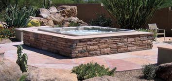 Above ground spa
