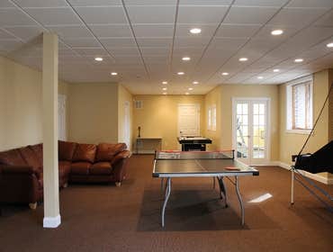 converted basement into a play