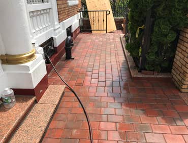 Pavers Removed Concrete and installed Ruby Onyx Pavers