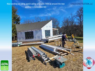 Photos by CHICO CONSTRUCTION, LLC Addition, Siding, Trims, Azek trims, ...