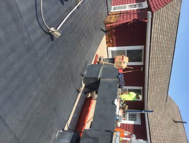Photos by Fairfield Roofing LLC #1 Small EPDM roof 1" ISO board insulation