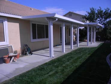 Insulated aluminum patio