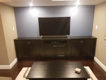 Basement This is a new basement "mancave" we painted, August 2016