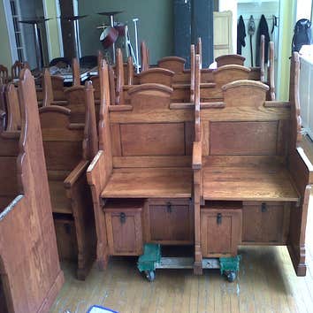 Church pews