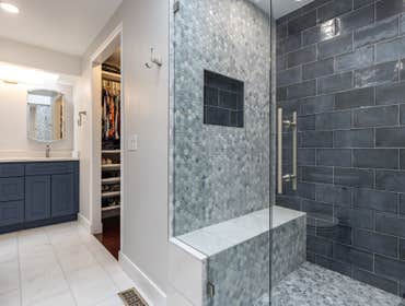 Full Bathroom Remodel High-quality tiles, durable countertops, stylish vanities, eco-friendly fixtures, modern shower systems, and luxurious bathtubs