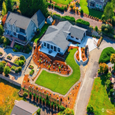 Aerial View - Custom Home Remodel