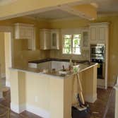 Kitchen during construction