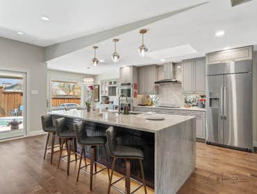 Photos by Memar Interiors, Inc #7 Kitchen & Living remodel