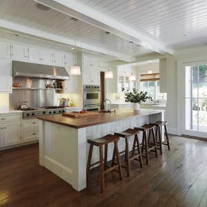 White with granite