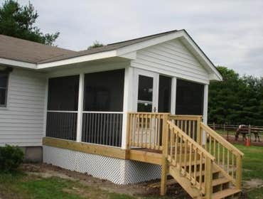 Photos by Koval Construction Inc #2 SCREENED PORCH ADDITION
