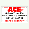 Ace and Sons Fence Company logo