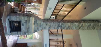 Fireplace Rewrap in Stone