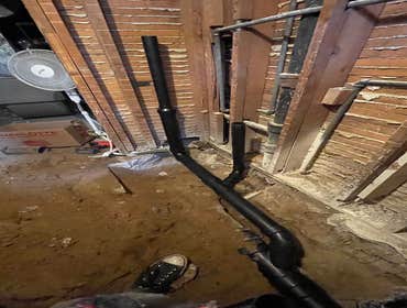 Photos by Champion plumbing LLC #1 Complete remodel of Tri-plex. Removed all cast iron and galvanized piping. Add new kitchen sink and updated fixtures