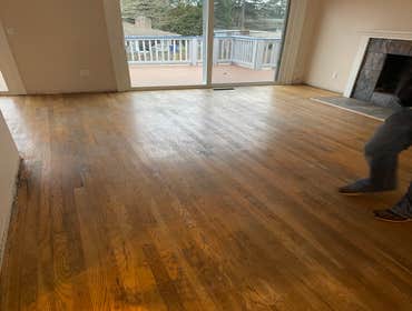 Photos by Woodcraft Flooring LLC #1 Refinish, Stain & Finish with 3 Coats of Waterbase Finish.