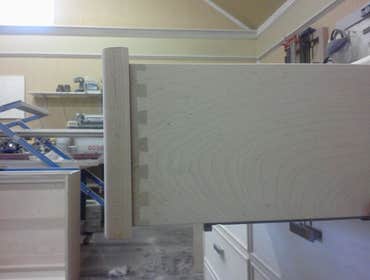 detail of typical drawer