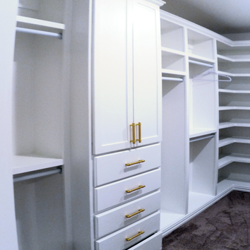 Master bedroom Closet painting