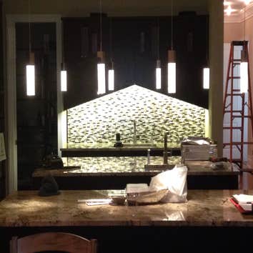 Pendant and counter lighting
