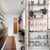 Remodel custom built African Zebrano wood cabinetry/bar, Sweden